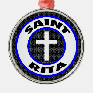 Saint Rita Metalen Ornament