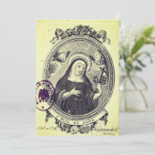 Saint Rita van Cascia Kaart (Staand voorkant)
