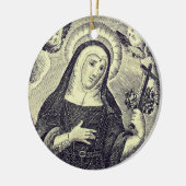Saint Rita van Cascia Keramisch Ornament (Links)