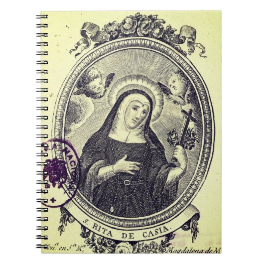 Saint Rita van Cascia Notitieboek (Voorkant)
