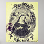 Saint Rita van Cascia Poster (Voorkant)