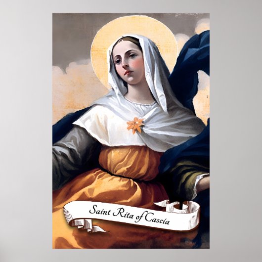 Saint Rita van Cascia Poster (Voorkant)
