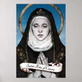 Saint Rita van Cascia Poster (Voorkant)