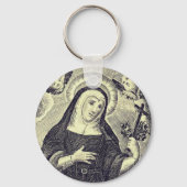 Saint Rita van Cascia Sleutelhanger (Voorkant)