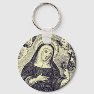 Saint Rita van Cascia Sleutelhanger