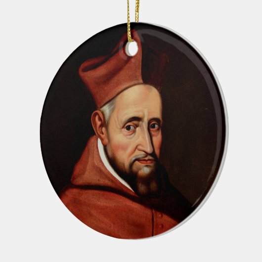 Saint Robert Bellarmin Keramisch Ornament (Links)