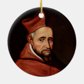 Saint Robert Bellarmin Keramisch Ornament (Achterkant)