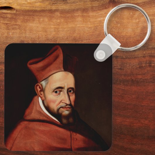 Saint Robert Bellarmin Sleutelhanger (Achterkant)