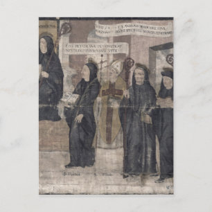 Saint Robert en diverse Benedictine Briefkaart