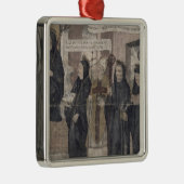 Saint Robert en diverse Benedictine Metalen Ornament (Rechts)