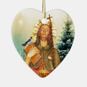 Saint Rocco of Saint Roch Heart Ornament (Rechts)