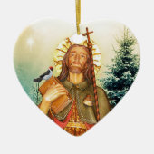 Saint Rocco of Saint Roch Heart Ornament (Voorkant)