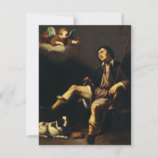 Saint Roch en de engel door Guy François (Voorkant)