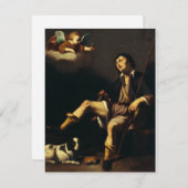 Saint Roch en de engel door Guy François (Voorkant / Achterkant)