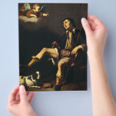 Saint Roch en de engel door Guy François Flyer (Hand)