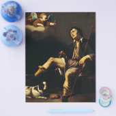 Saint Roch en de engel door Guy François Flyer (Enkel)