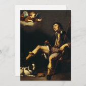 Saint Roch en de engel door Guy François Kaart (Voorkant / Achterkant)