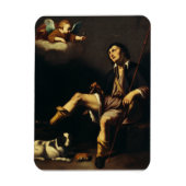 Saint Roch en de engel door Guy François Magneet (Verticaal)