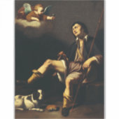 Saint Roch en de engel door Guy François Sticker (Voorkant)