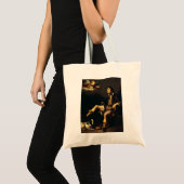 Saint Roch en de engel door Guy François Tote Bag (Voorkant (product))