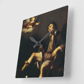 Saint Roch en de engel door Guy François Vierkante Klok (Hoek)