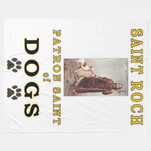 SAINT ROCH FLEECE DEKEN (Voorkant (Horizontaal))