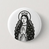 Saint Ronde Button 5,7 Cm (Voorkant)