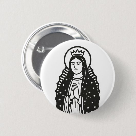 Saint Ronde Button 5,7 Cm (Voorkant /achterkant)