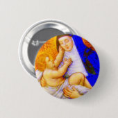 SAINT-ROOS LIMA RONDE BUTTON 5,7 CM (Voorkant /achterkant)