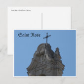 Saint Roos Santa Rosa, Ca. Briefkaart (Voorkant / Achterkant)