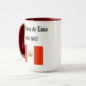 SAINT-ROOS* van de Mok Lima Santa Rosa de LIma (Voorkant links)