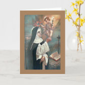 Saint Roos van Lima-kaart Kaart (Gele Bloem)