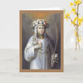 Saint Roos van Lima-kaart Kaart (Gele Bloem)