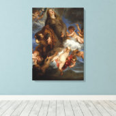 Saint Rosalie Interceding voor de Plague-stricken Canvas Afdruk (Insitu (Houten vloer))