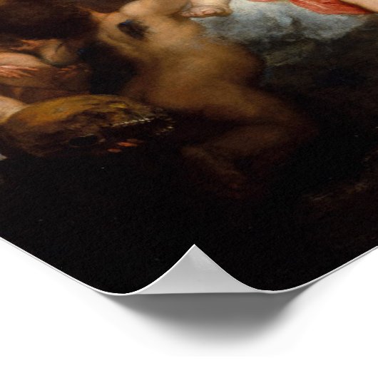 Saint Rosalie Interceding voor de Plague-stricken Poster (Hoek)