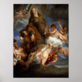 Saint Rosalie Interceding voor de Plague-stricken Poster (Voorkant)