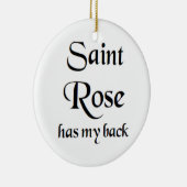 saint rose coffee mug keramisch ornament (Rechts)