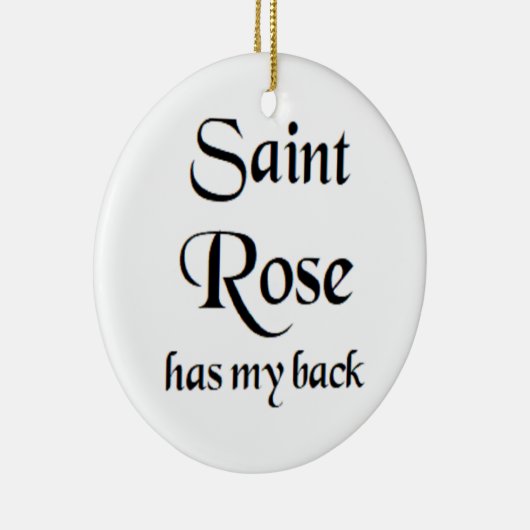 saint rose coffee mug keramisch ornament (Rechts)