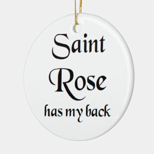 saint rose coffee mug keramisch ornament (Links)