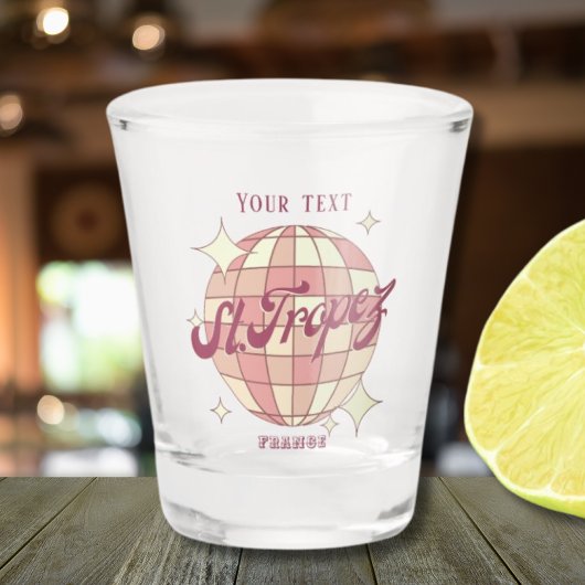 Saint Sankt st Tropez Frankrijk vakantie-accessoir Shot Glas