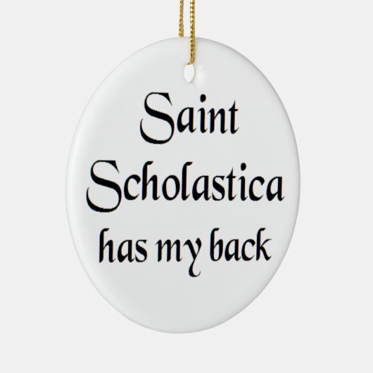 saint scholastica coffee mug keramisch ornament (Rechts)