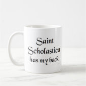 saint scholastica koffie - mok (Links)