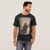 Saint Scholastica Patroness van school T-shirt (Voorkant volledig)