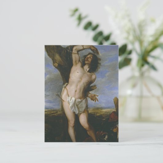 Saint Sebastian Briefkaart (Staand voorkant)
