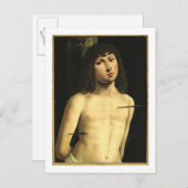 Saint Sebastian, c.1490s (tempera op panel) Briefkaart (Voorkant / Achterkant)