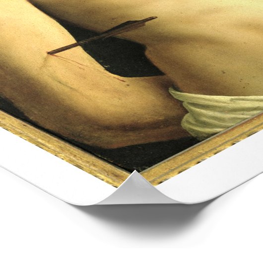 Saint Sebastian, c.1490s (tempera op panel) Poster (Hoek)