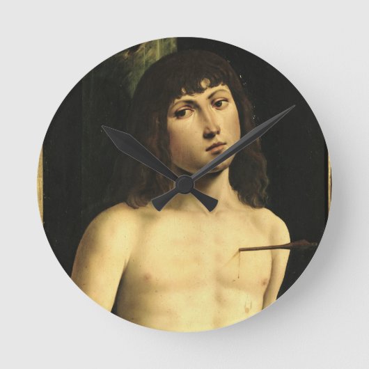 Saint Sebastian, c.1490s (tempera op panel) Ronde Klok (Voorkant)
