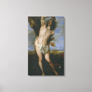 Saint Sebastian Canvas Afdruk