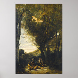 Saint Sebastian - Jean-Baptiste - Corot Fine Art Poster
