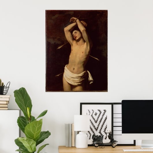 Saint Sebastian Poster (Thuiskantoor)